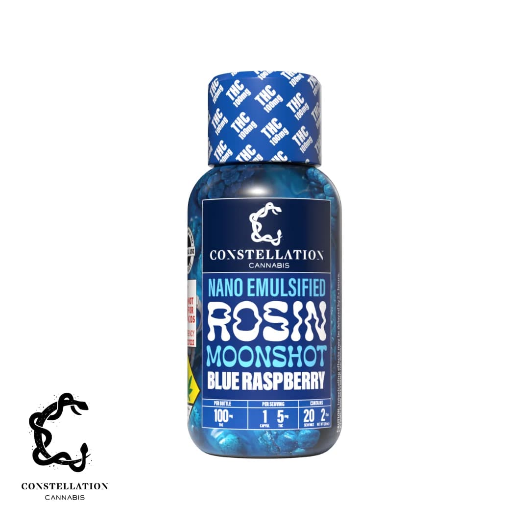 100mg - Blue Raspberry - Constellation Cannabis - Moonshot - DOH Drink - H