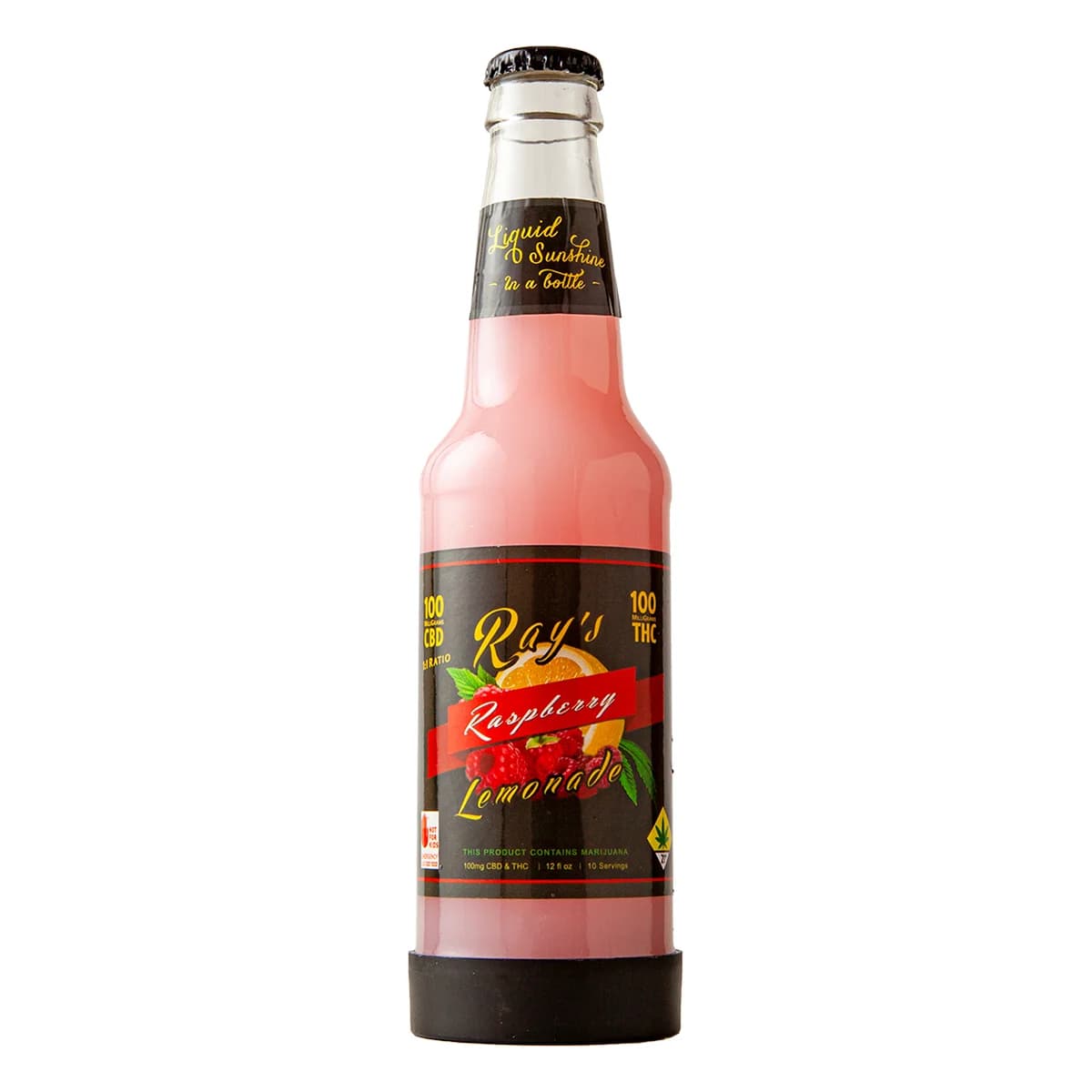 200mg - 1:1 Raspberry - Ray's Lemonade - DOH Drinks - CBD:THC
