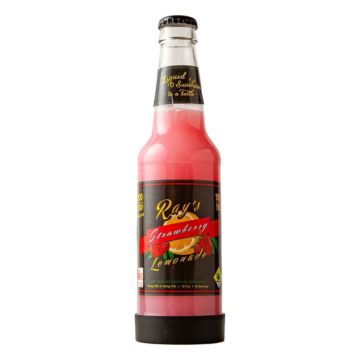 100mg - Strawberry Lemonade - Ray's Lemonade - DOH Drinks - H