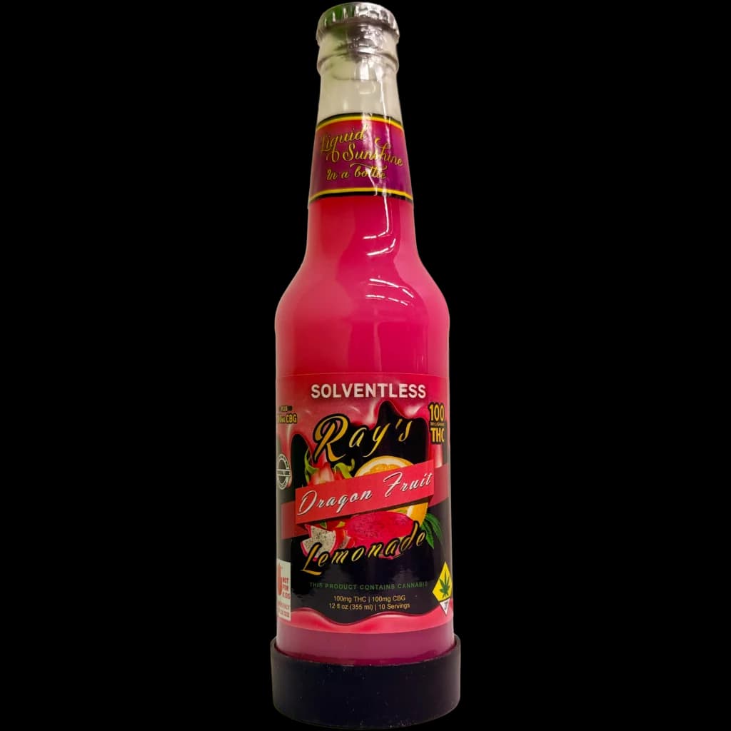 200mg - 1:1 CBG - Dragon Fruit - Hash Rosin - Rays Lemonade - DOH Drink - CBG