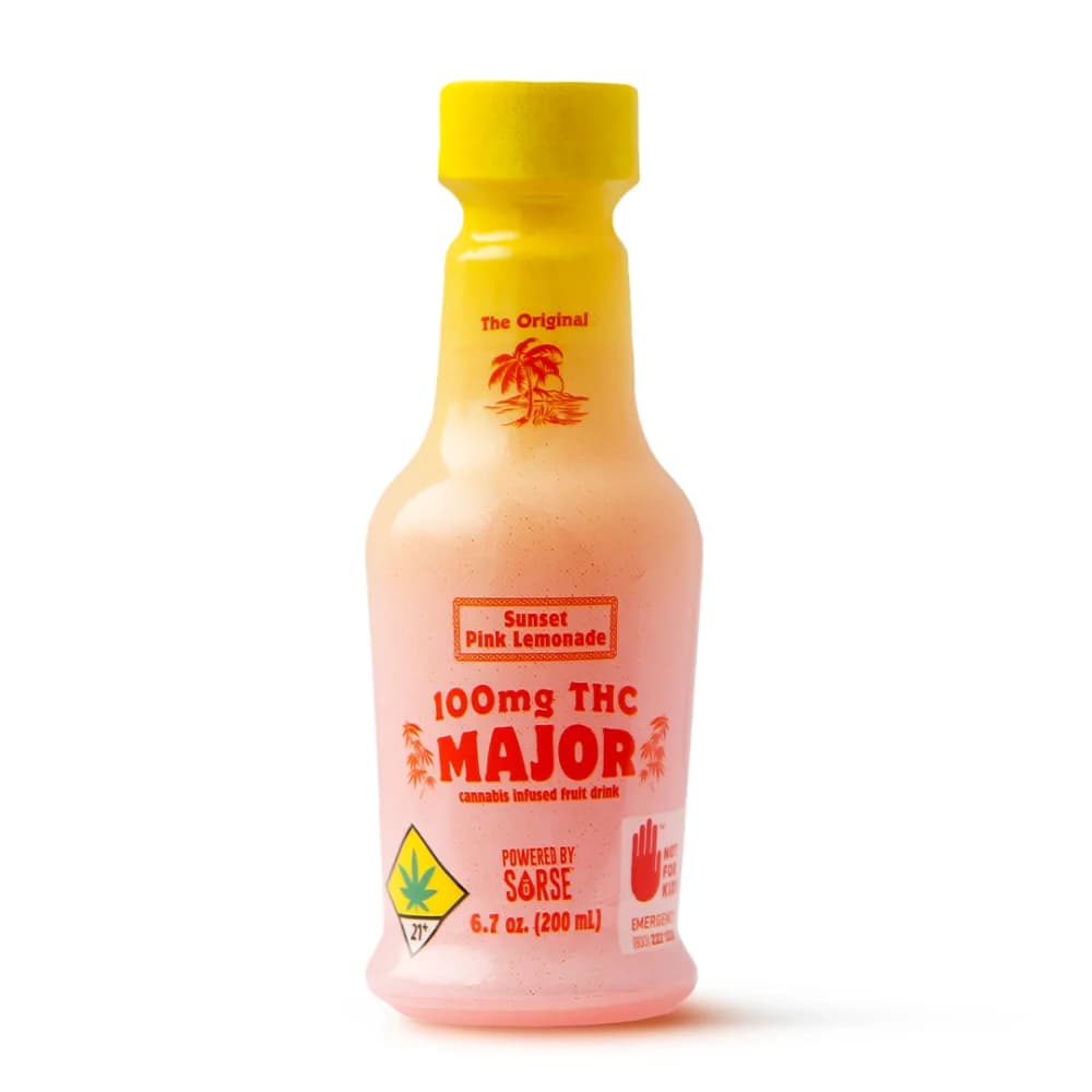 100mg - Sunset Pink Lemonade - Major - DOH Drink - H