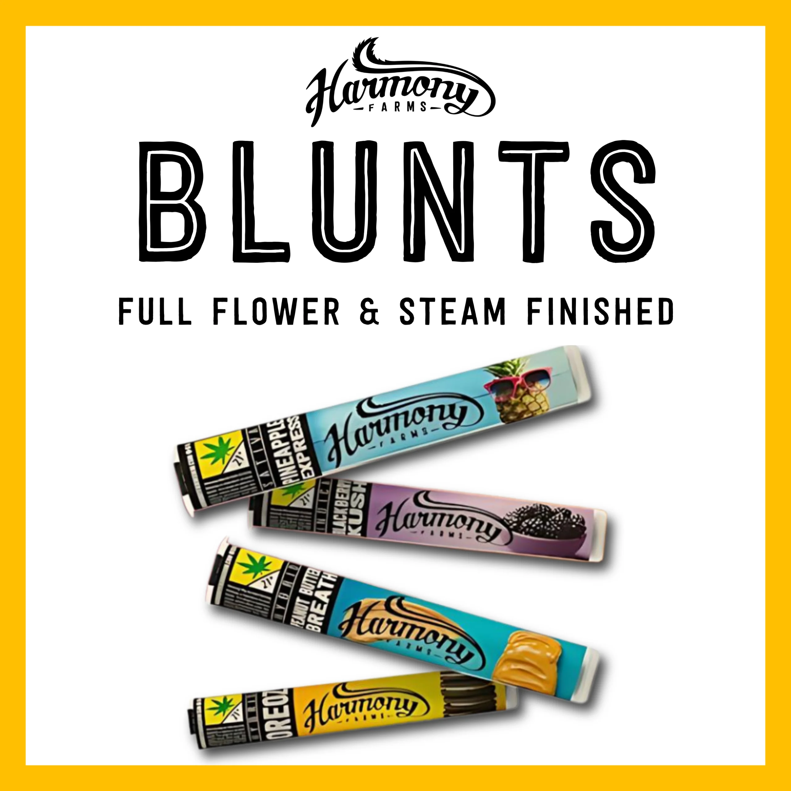 1g - Blue Lobster *Blunt*- Harmony Farms - DOH Preroll - H