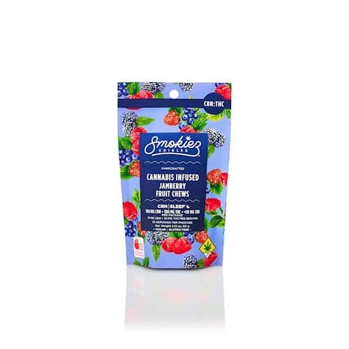 200mg - 10pk - 1:1 - Jamberry - Smokiez - DOH Edible - Gummies - THC:CBN