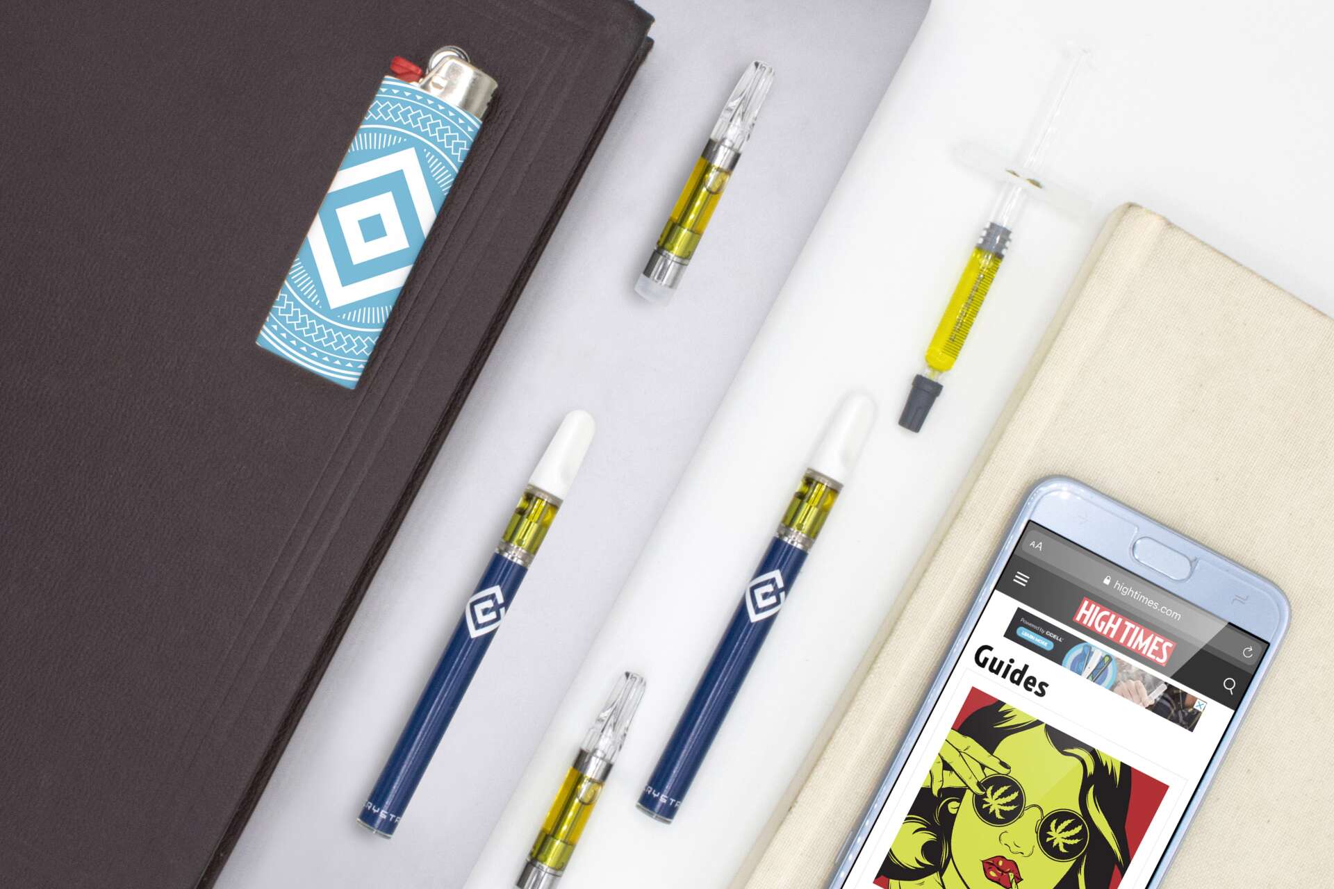1g - Blue Dream - Crystal Clear - Live Resin - DOH Cartridge - S