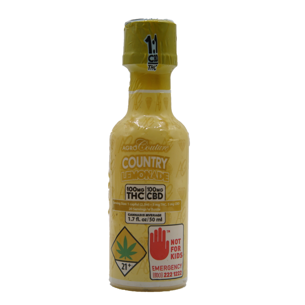 1.7fl - 100mg - 1:1 Country Lemonade - Agro Couture - DOH Drink - H