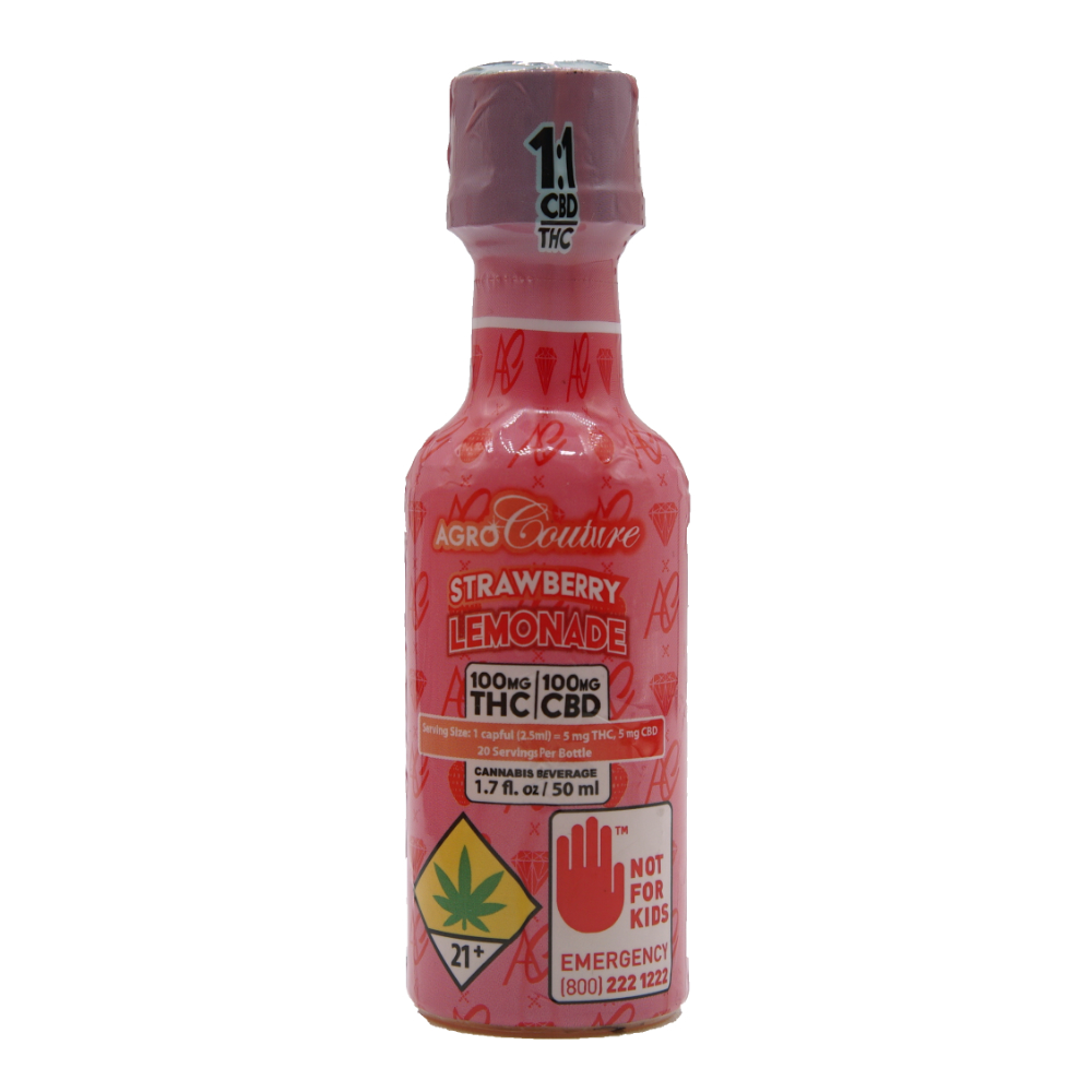 1.7fl - 100mg - 1:1 Strawberry Lemonade - Agro Couture - DOH Drink - H