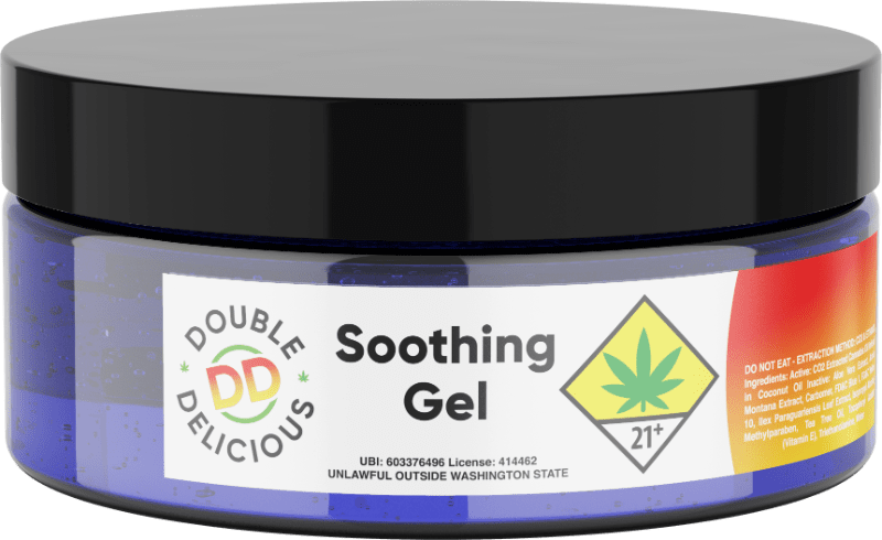 1oz - 250mg CBD / 250mg THC - Soothing Gel - Double Delicious - DOH Topical