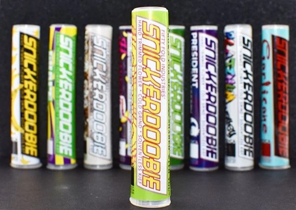 .75g - '06 Sour Diesel x Dante's Wrath *Snickerdoobie - Fifty Fold - DOH Infused Preroll - H